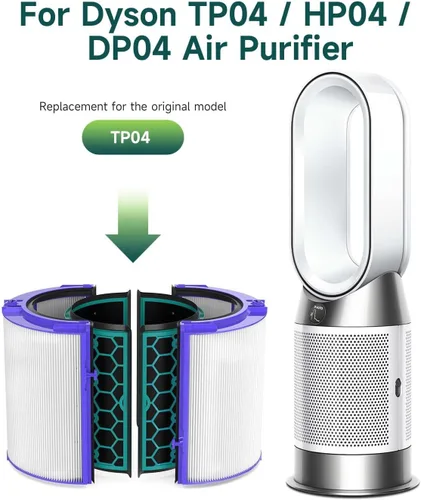 Vista 2 de TP04 Filtro de repuesto para purificador de aire Dyson TP04 HP04 DP04