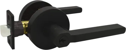 Vista 13 de Nuk3y Thor Series Slim Round Modern Contemporary (cerrojo de seguridad [cilindro único], negro mate)