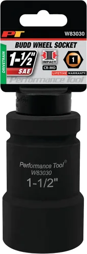 Vista 5 de Performance Tool W83030 - Llave de 1 pulgada de transmisión 1/2 pulgada de rueda doble para camiones domésticos - Construcción de cromo molibdeno