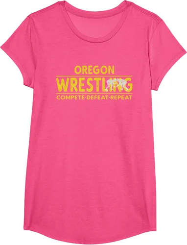 Vista 19 de Oregon Wrestling - Camiseta para competir, derrota, repetir