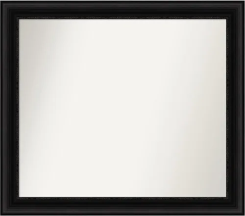 Vista 40 de Amanti Art Espejo personalizado, espejo de baño negro puente, espejo de pared o espejo de tocador de baño sobre el fregadero (26 x 26 pulgadas)