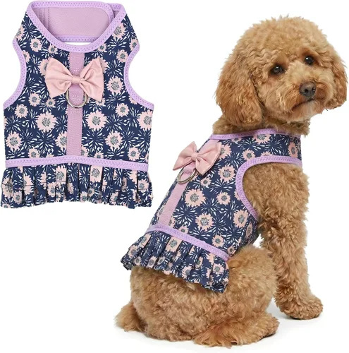 Vista 48 de Arnés para perro Parisian Pet - Arnés de libertad ajustable - Chaleco para perro de camuflaje verde - Arnés para perro de 100% tela de malla