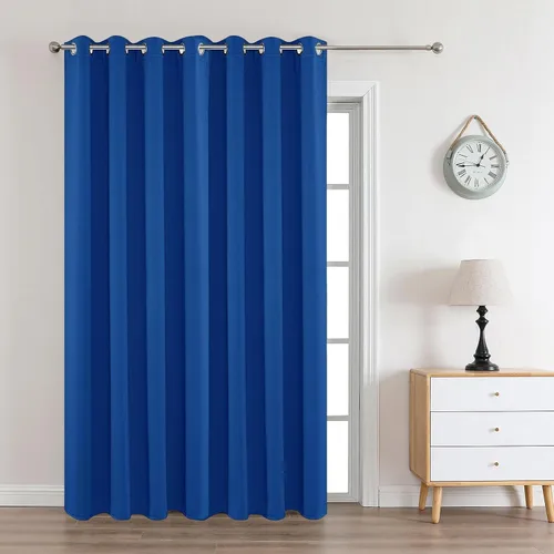 Vista 11 de Joydeco - Juego de 2 paneles de cortinas opacas de 63 pulgadas, 2 cortinas largas con aislamiento térmico burg, cortinas de oscurecimiento