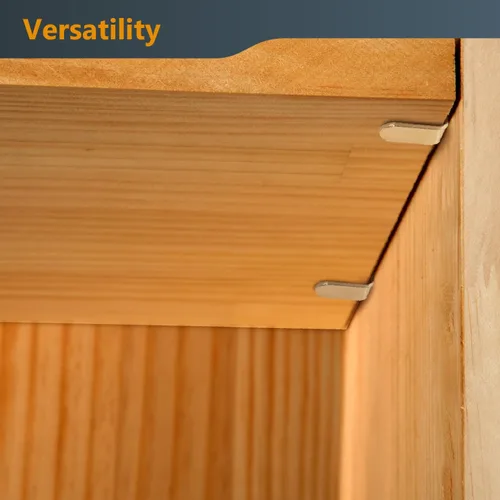 Vista 5 de POWERTEC QP1302 - 50 clavijas de estante en forma de L, 50 unidades, clavijas de soporte para estantes, estante de gabinete de cocina, estantería