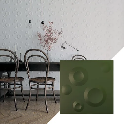 Vista 14 de Ekena Millwork WP12X12COWH Cole EnduraWall - Paneles decorativos de pared 3D de 11 7/8 pulgadas de ancho x 11 7/8 pulgadas de alto, color blanco