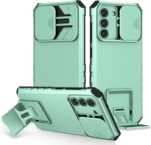 Vista 53 de Funda compatible con Samsung Galaxy M13 5G/A04 Dimensional Soporte Ventana Corredera Teléfono Móvil Funda Protectora a Prueba de Golpes para Samsung