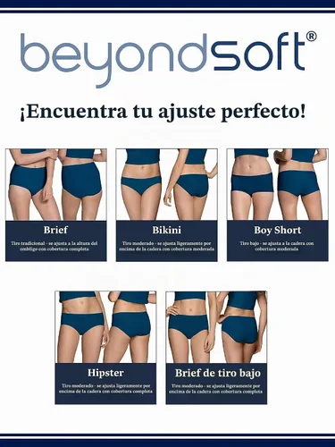 Vista 2 de Fruit of the Loom Ropa interior bikini de mezcla de algodón para mujer Bikini - Mezcla de algodón - Paquete de 12 - Los colores pueden variar