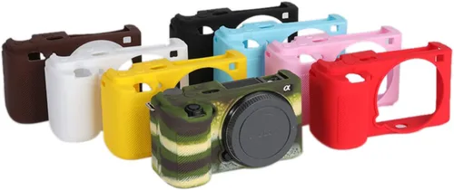 Vista 7 de ZV-E10 - Funda de silicona para Sony ZV-E10, color verde militar