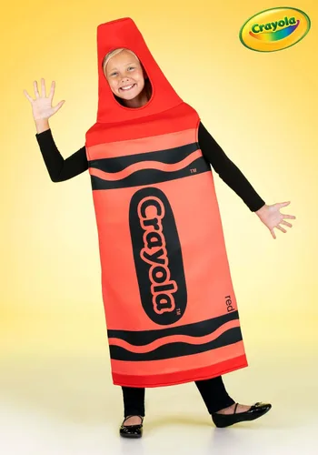 Vista 2 de Disfraz de crayón rojo Crayola para niños