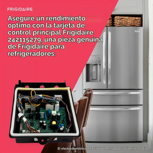 Vista 5 de Frigidaire 242115279 Tablero de control principal para refrigeradores, negro