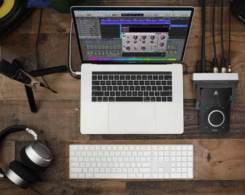 Vista 4 de Apogee Duet 3 - Interfaz de audio USB de 2 canales para grabación de micrófonos, guitarras, teclados en MAC y PC - Excelente para grabación