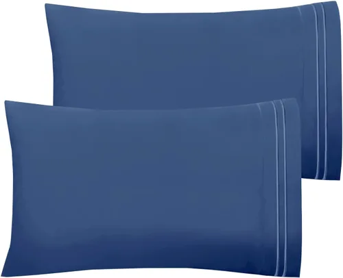Vista 12 de Mejoroom Hotel Luxury Queen - Fundas de almohada de microfibra de 20 x 30 pulgadas, juego de 2 fundas de almohada suaves, acogedoras y transpirables