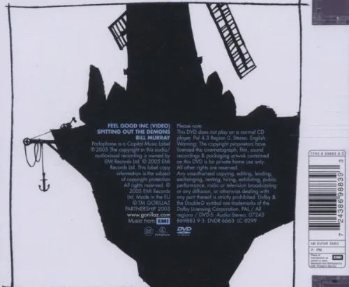 Vista 2 de Gorillaz - Feel Good Inc. DVD single