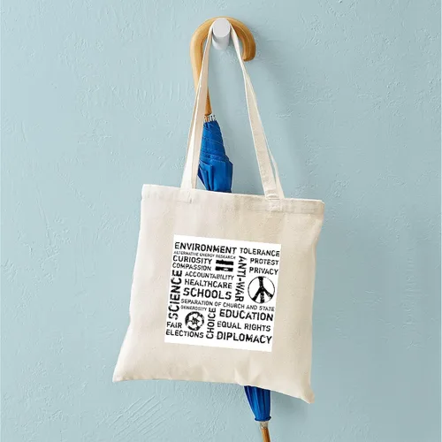Vista 5 de CafePress No Liberal Psychobabble Tote Bag Canvas Tote