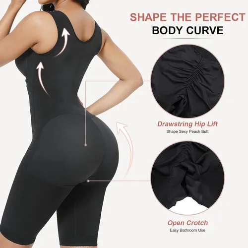 Vista 4 de FeelinGirl Fajas Colombianas Shapewear for Women Tummy Control BBL Stage 2 Post Surgery Compression Garment