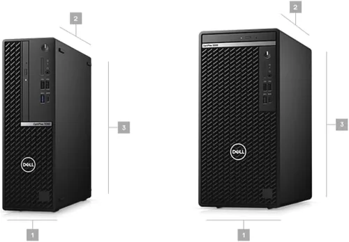 Vista 8 de Dell Optiplex 5090 SFF Desktop Core i7-10700 - Disco duro SSD de 512 GB - 32 GB RAM 8 núcleos @ 4.8 GHz Win 11 Pro Negro (renovado)
