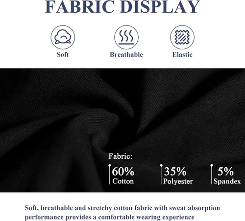 Vista 5 de A WATERWANG Polera polo de manga larga para hombre, de algodón, ajustado, diseño básico