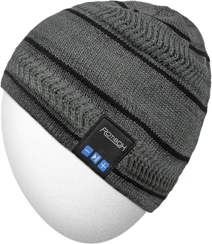 Vista 32 de Rotibox - Gorro inalámbrico con Bluetooth para deportes al aire libre, regalo de Navidad.