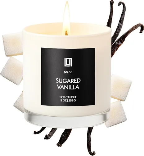 Vista 79 de Lulu Candles After Dark - Teca Caoba Vela Perfumada de Soja de Lujo en Frasco Vertida a Mano en los EE.UU. Altamente Perfumada y Duradera
