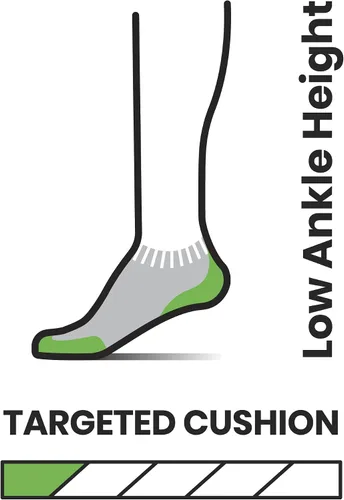 Vista 2 de Smartwool Run Targeted Cushion - Calcetines de tobillo bajo para hombre