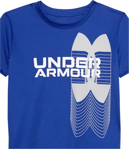 Vista 3 de Under Armour Boys Short Sleeve Logo Graphic T-Shirt, Lightweight & Breathable, Relaxed Fit