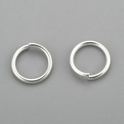 Vista 45 de HDSupplies 100 piezas - 4mm de argollas de acero inoxidable 304 de tono negro - Calibre 22 (espesor de 0.6mm)