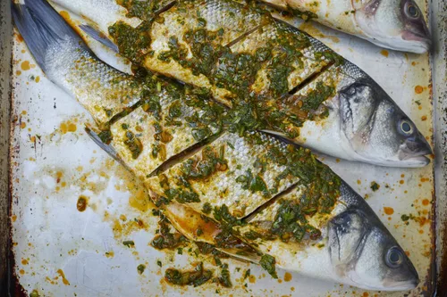 Vista 4 de Villa Jerada, Chermoula marroquí para untar – Tarro de vidrio de 9 onzas – Tomate secado al sol, limón preservado y salsa de hierbas – Condimento