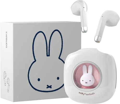 Vista 8 de Auriculares Miffy Bluetooth Inalámbricos (Azul), Auriculares con Cascos IPX5 Resistente al Agua