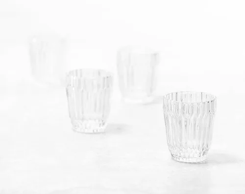 Vista 3 de Fortessa Archie - Vasos de vidrio, doble estilo antiguo (juego de 6), 12.5 onzas, transparente