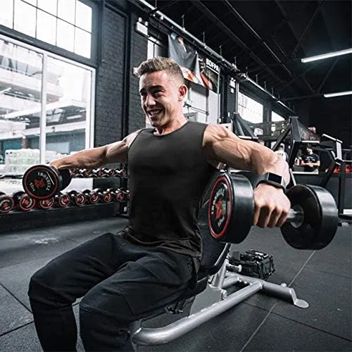 Vista 2 de COOFANDY Camisetas sin mangas para hombre, paquete de 3 camisetas sin mangas para entrenamiento, gimnasio, culturismo, fitness, paquete de 3
