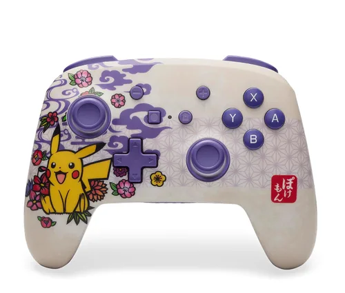 Vista 11 de PowerA Enhanced Wireless Controller for Nintendo Switch - Pikachu Garden, Nintendo Switch - OLED Model, Nintendo Switch Lite, Gamepad, game