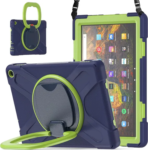 Vista 19 de Funda portátil de rotación de 360° para tablet Fire HD 10 y 10 Plus
