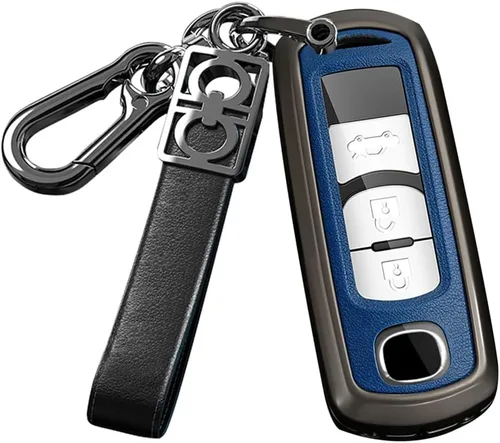 Vista 15 de ontto 2/3/4 Botones de la Llave del Coche Caso Inteligente Cubierta Llave Ajuste Para Mazda 2 3 5 6 8, Negro