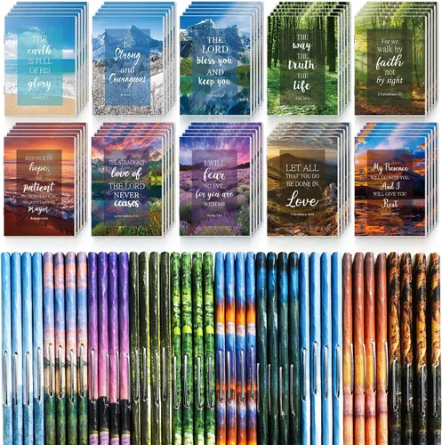 Vista 8 de Paquete de 50 cuadernos cristianos, diarios de oración, diario bíblico de bolsillo pequeño, diario de gratitud para mujeres y hombres, cuadernos
