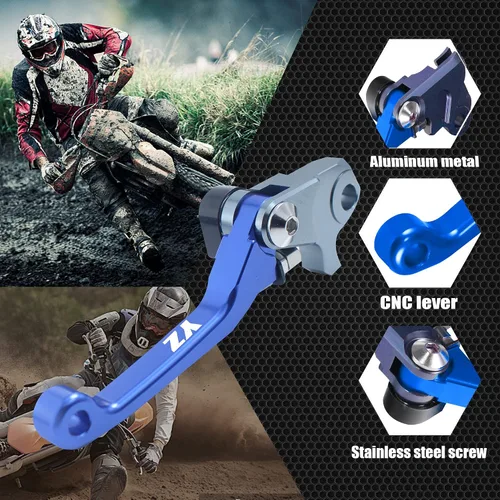 Vista 2 de Manija de palanca de freno de embrague de pivote plegable CNC Billet para YZ125 YZ250 2015-2022 YZ250F 2009-2022 YZ125X 2017-2022 YZ250X 2016-2022