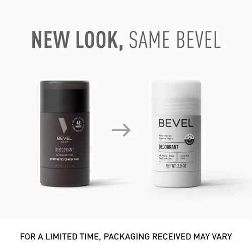 Vista 2 de Bevel Desodorante sin aluminio para hombres con aceite de coco y manteca