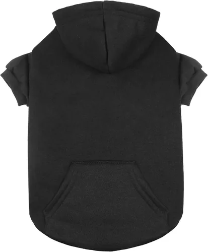 Vista 29 de Suéteres para Perros Pequeños Suéter para Mascotas Sólido Suave Forro Polar Cepillado Sudadera con Capucha para Perro Ropa Sudadera con Capucha