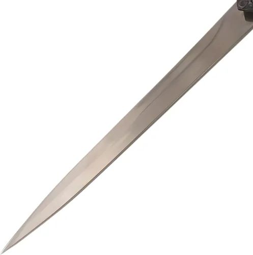 Vista 5 de MASTER USA Mini espada corta medieval, hoja de acero inoxidable con mango de metal fundido, vaina de madera - Fantasía, coleccionable