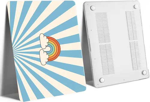 Vista 23 de Carcasa rígida para MacBook Air de 11 pulgadas 2018 2017 2016 2015 2014 2013 2012 versión modelo A1370 A1465, Air de 11.6 pulgadas cubierta dura