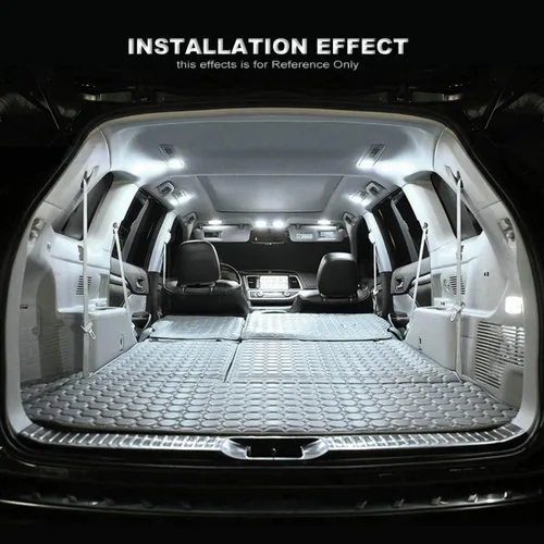 Vista 7 de 31MM Festoon DE3175 3175 6428 6000K Bombillas LED extra brillantes blancas para luces interiores de coche, placa, mapa, domo, maletero, puerta, luz