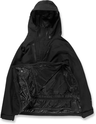 Vista 3 de Volcom Brighton - Chaqueta de snowboard con capucha para hombre Gris