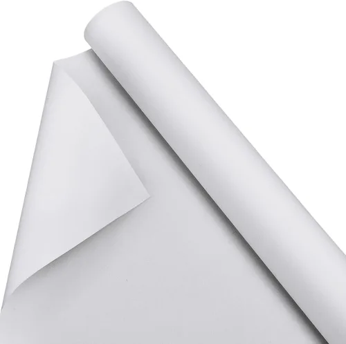 Vista 8 de Kinlop - Rollo de lienzo de algodón blanco de 12 pulgadas x 15 pies con doble imprimado para pintura al óleo y acrílica