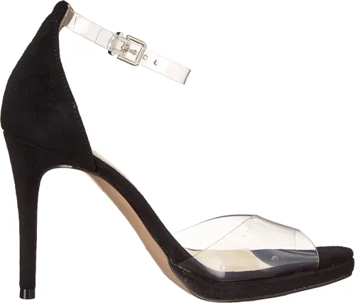 Vista 6 de Jessica Simpson Women's Daisile Faux Leather Ankle Strap Stiletto Heeled Sandal