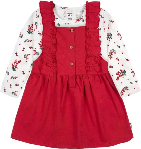 Vista 2 de Gerber Conjunto de vestido de 2 piezas para bebés y niñas pequeñas