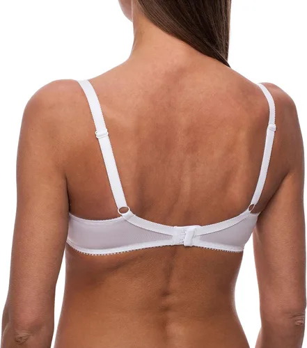 Vista 6 de frugue Sujetador reductor de encaje transparente sin forro para mujer