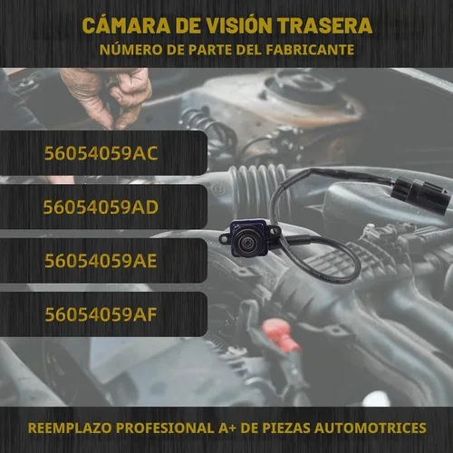 Vista 4 de Dasbecan Backup Camera Compatible with 2011-2013 Jeep Grand Cherokee