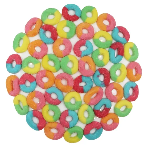 Vista 5 de FirstChoiceCandy Anillos de goma (neón, 4.5 libras (paquete de 1))