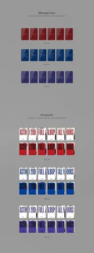 Vista 4 de Astro - All Yours [You ver.] (2º álbum completo) [Pre-Order] CD+Photobook+Póster plegado+Otros con seguimiento, pegatinas decorativas adicionales
