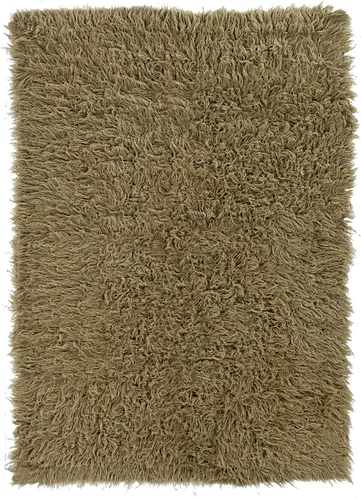 Vista 10 de Linon Flokati - Alfombra de 2 pies por 5 pies, 49.38 oz, borgoña