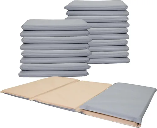 Vista 15 de Children's Factory Alfombrillas para siesta de 1 pulgada de grosor para niños pequeños para preescolares y guarderías, cómoda y suave, almohadilla